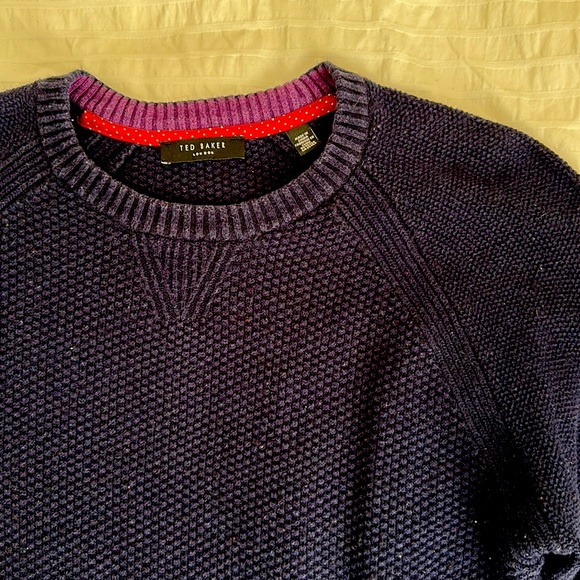 Ted Baker London Knit Crew Neck Sweater. - Picture 2 of 5